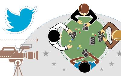 Eine interessante Twitter-Zusammenarbeit wird von Pokers heißesten Promis live geschaltet